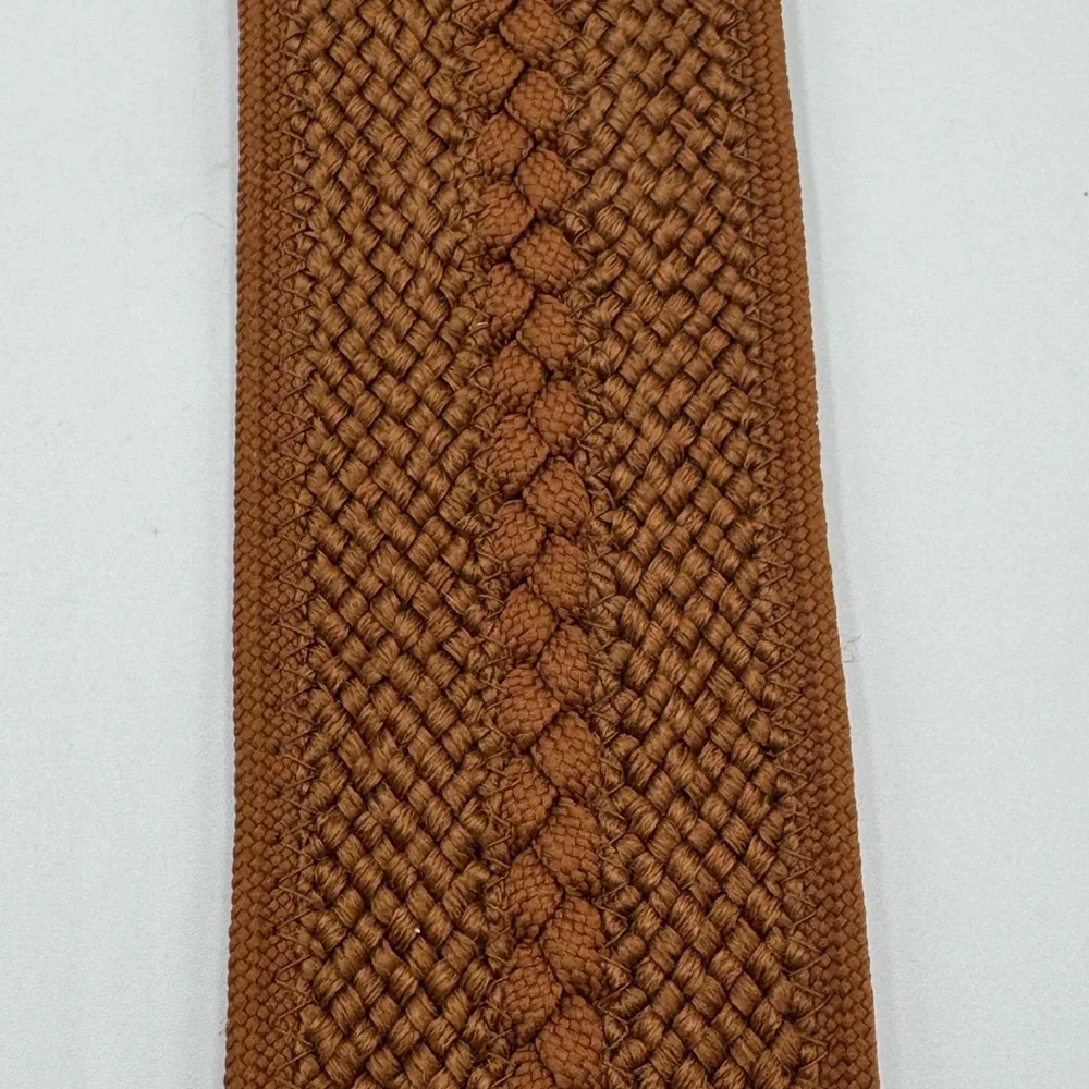 Vintage JCPennys Women’s Brown Woven Belt with Original Tag